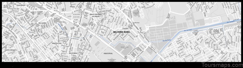 Map of Belford Roxo Brazil