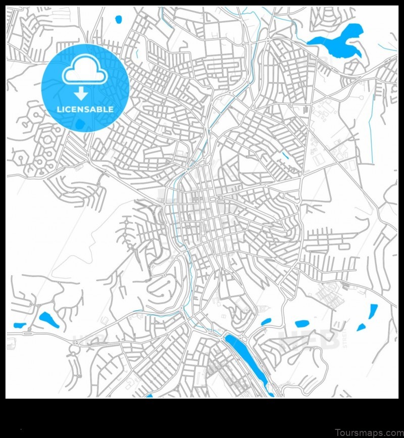 Map of Bragança Paulista Brazil