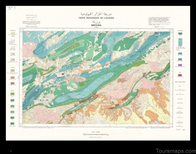 brezina algeria a detailed map