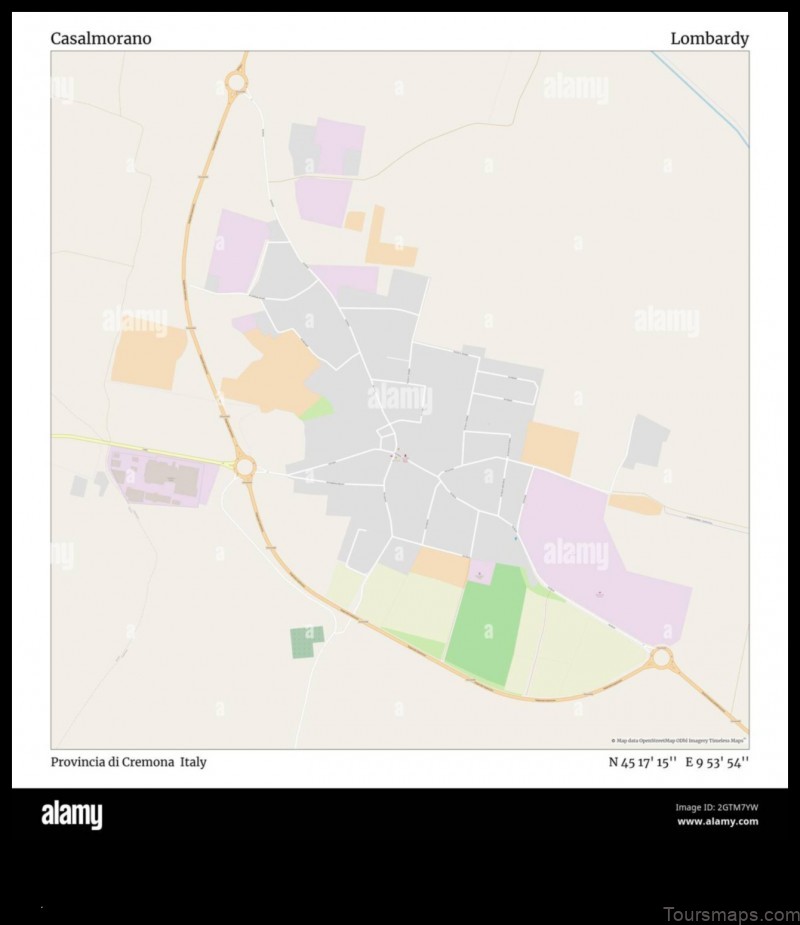 Map of Casalmorano Italy