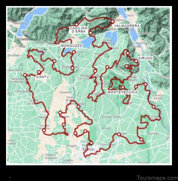 Map of Caslino d'Erba Italy