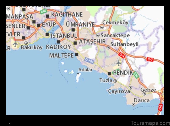 Map of Cevizli Turkey