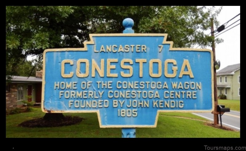 Map of Conestoga United States