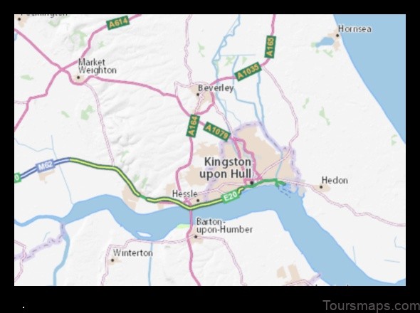 cottingham united kingdom on the map