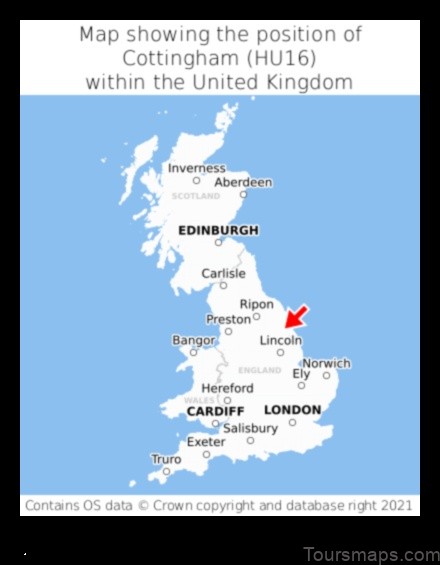 Map of Cottingham United Kingdom
