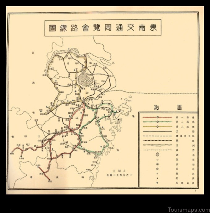 Map of Daguan China