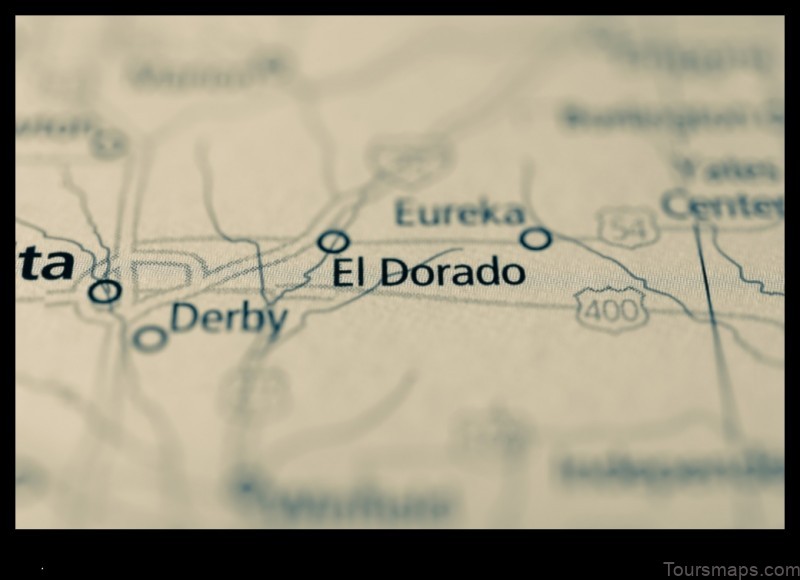 Map of El Dorado Venezuela, Bolivarian Rep. of