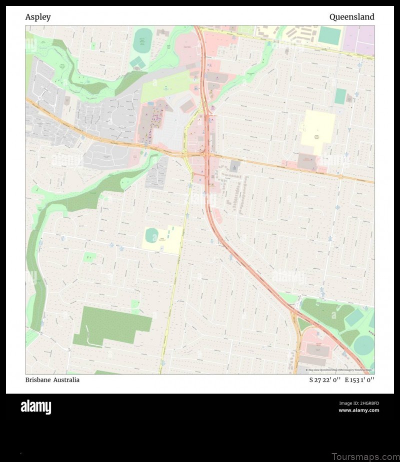 explore aspley australia with a map