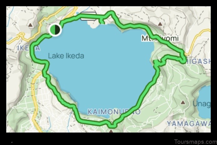 Map of Ikeda Japan