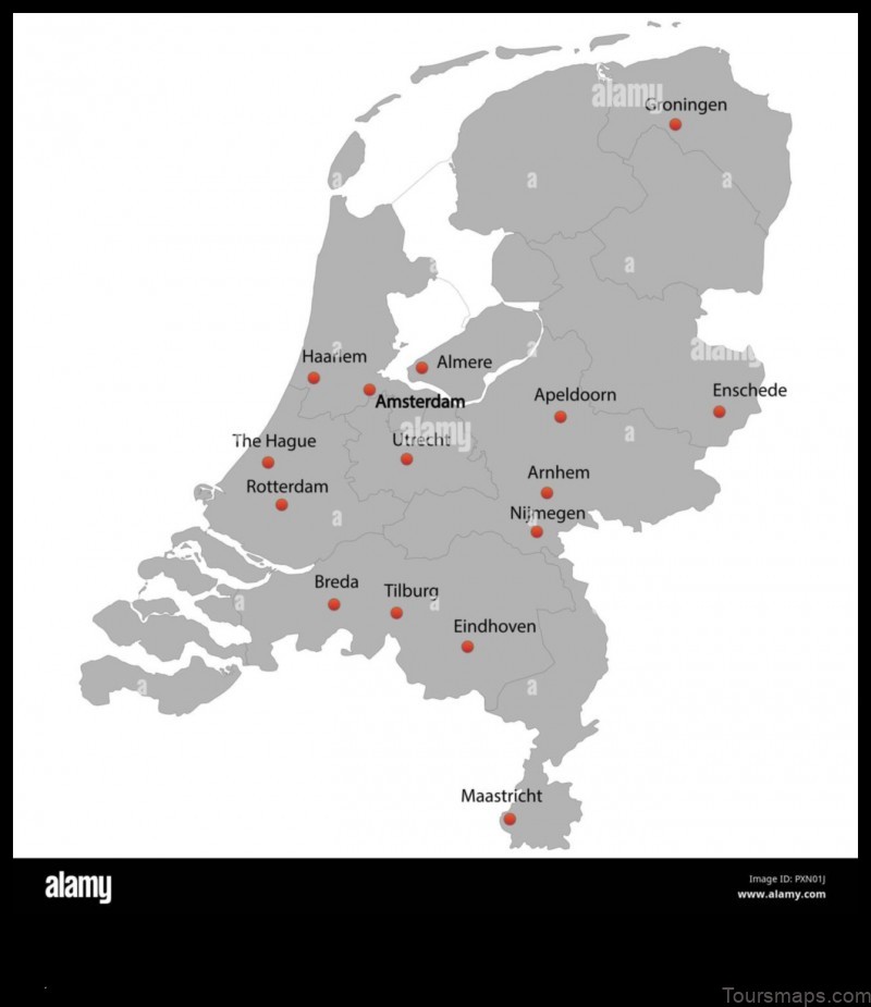 Map of Nes Netherlands