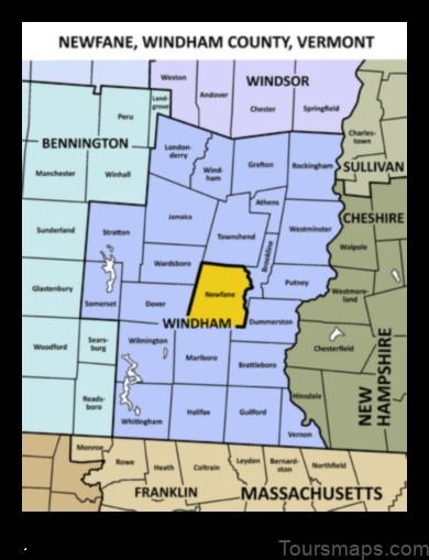 Map of Newfane United States