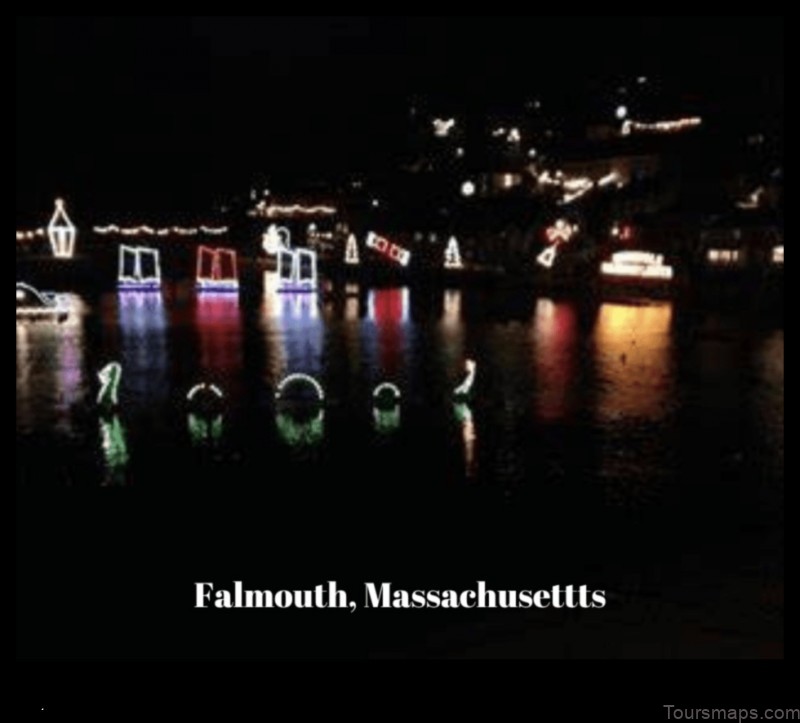 Map of Falmouth United States