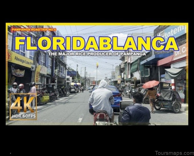 Map of Floridablanca Philippines