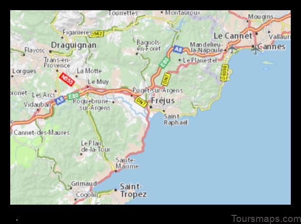 frejus france a map to your adventure