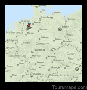 Map of Freren Germany