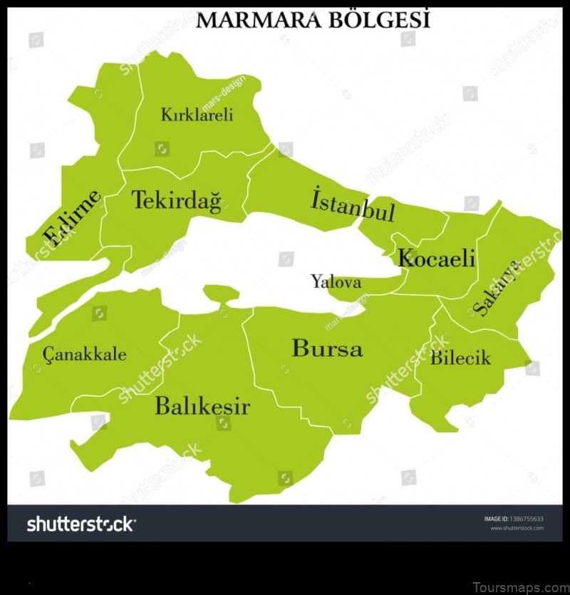 Map of Gölmarmara Turkey