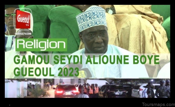 Map of Guéoul Senegal