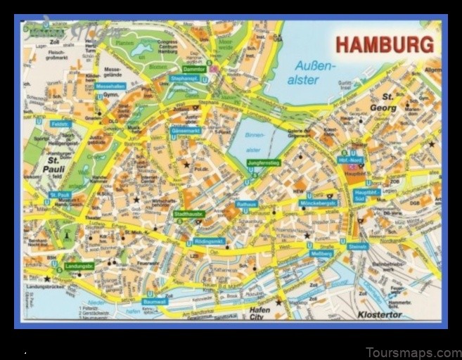 Map of Hamburg United States