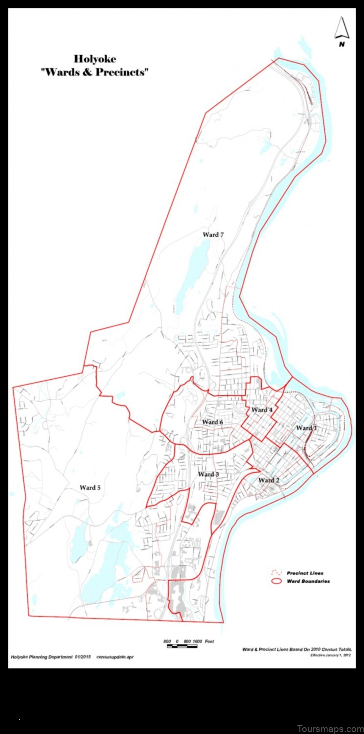 Map of Holyoke United States