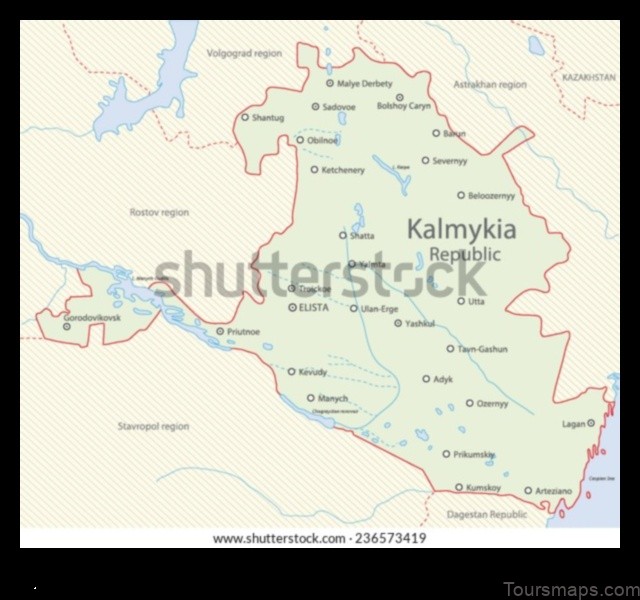 Map of Gorodovikovsk Russian Federation