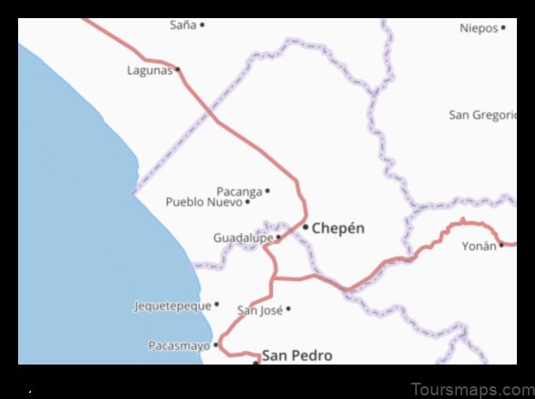 Map of Pacanga Peru