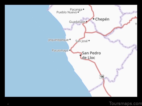 Map of Pacanga Peru