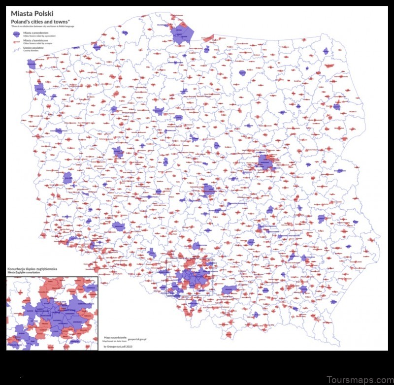 Map of Jedwabno Poland