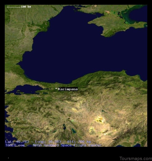 Map of Kazımpaşa Turkey