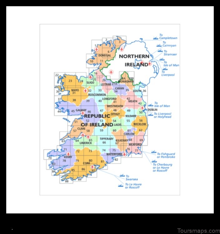 Map of Keady United Kingdom