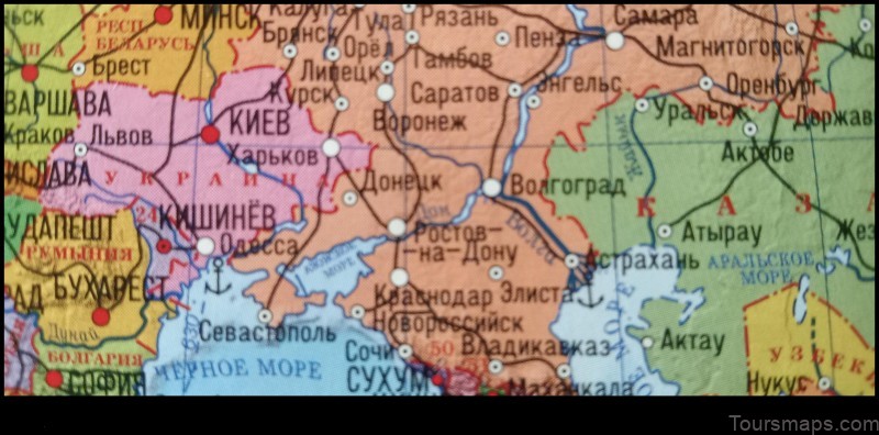 kurchatov russia a detailed map