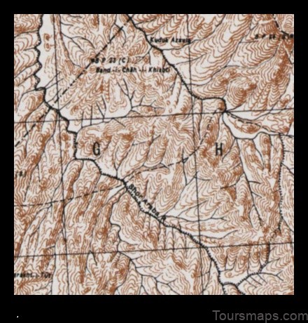 Map of Kushk Afghanistan