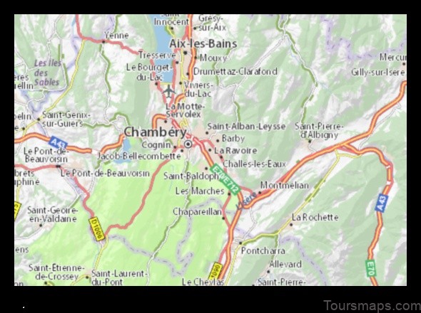 Map of La Ravoire France
