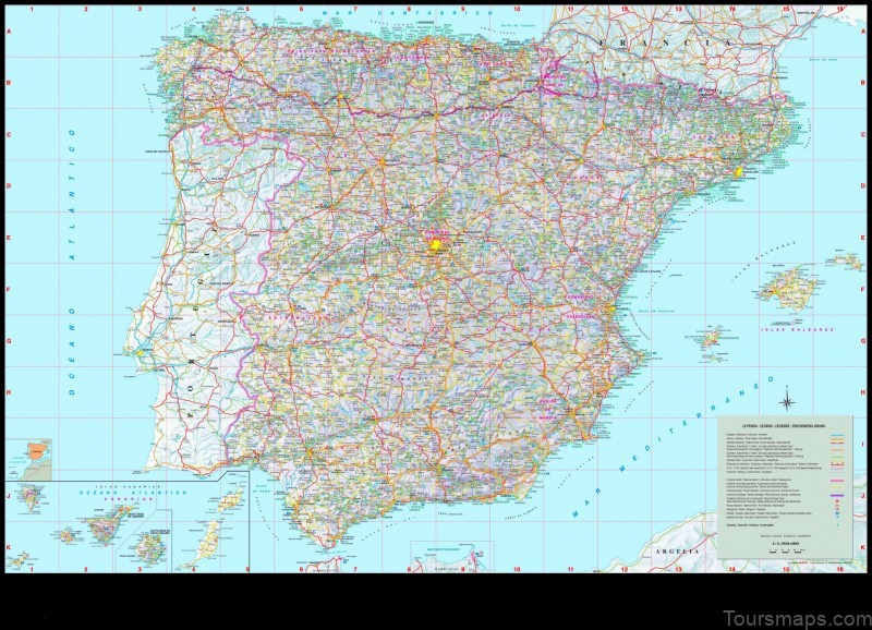 Map of Lidón Spain