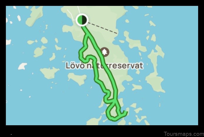 Map of Lindö Sweden