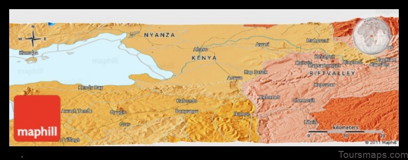 Map of Litein Kenya