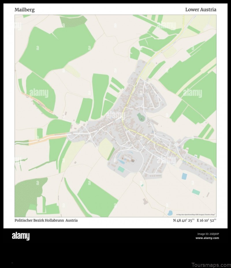 Map of Mailberg Austria