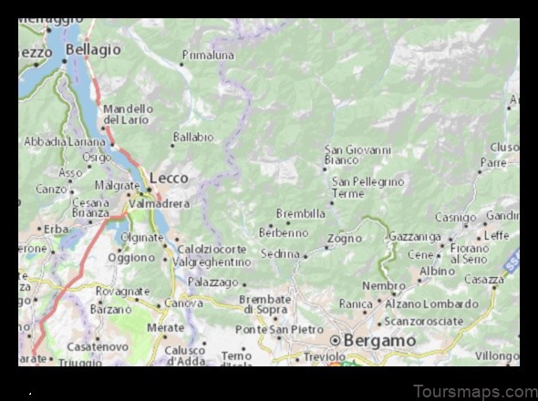 Map of Gerosa Italy