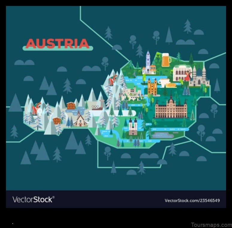 map of lend austria a visual guide to the town