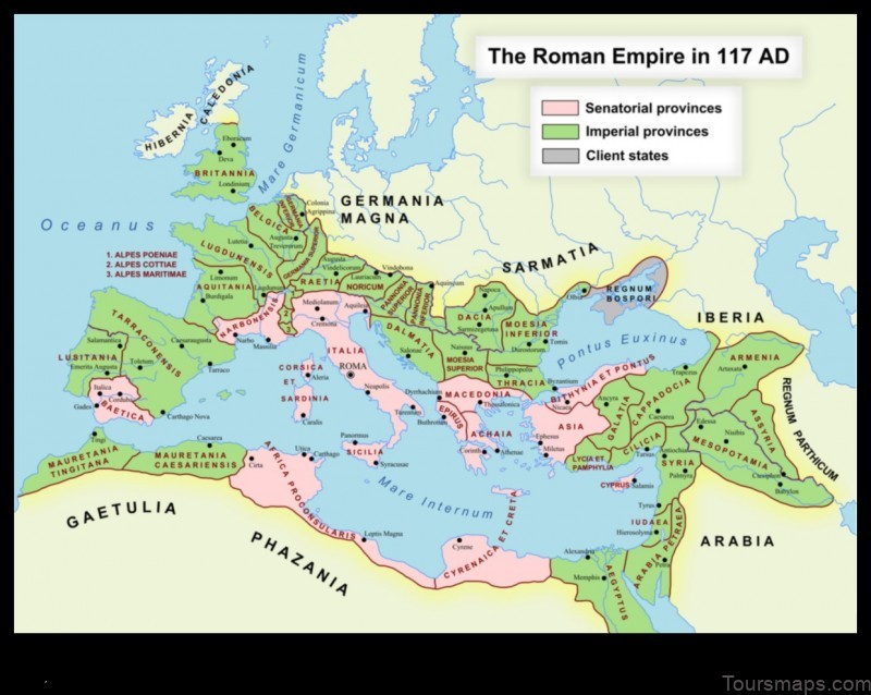map of the ancient roman empire
