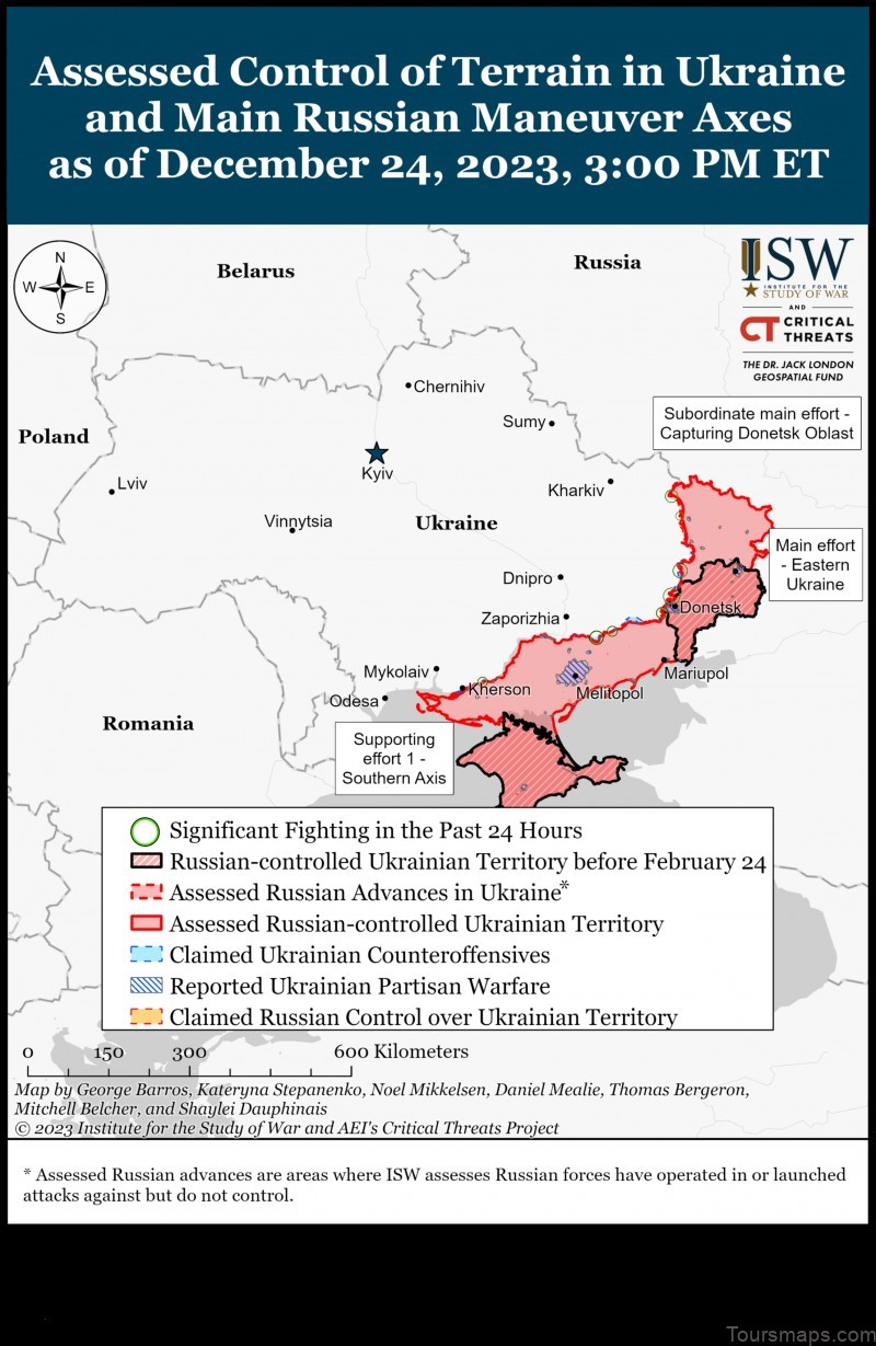 Map of Mariia Ukraine