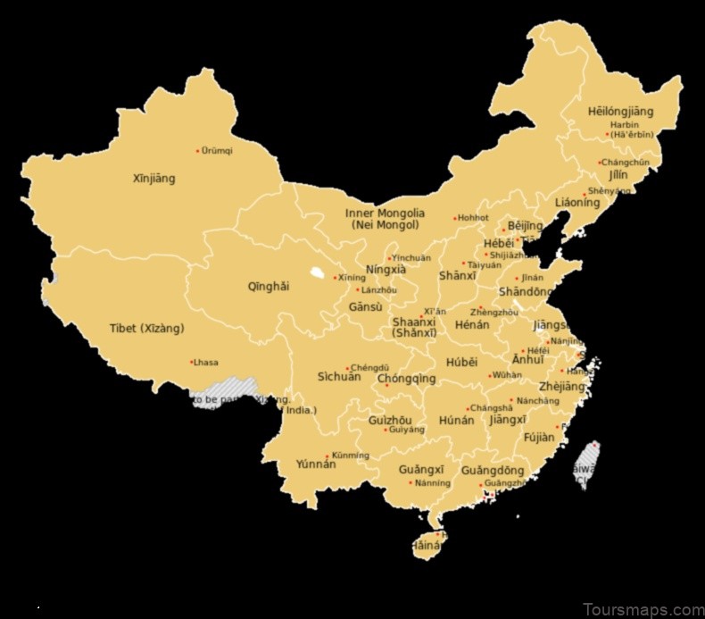 Map of Mengmeng China