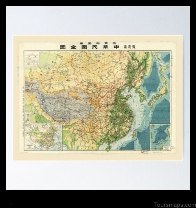 Map of Miaoquan China