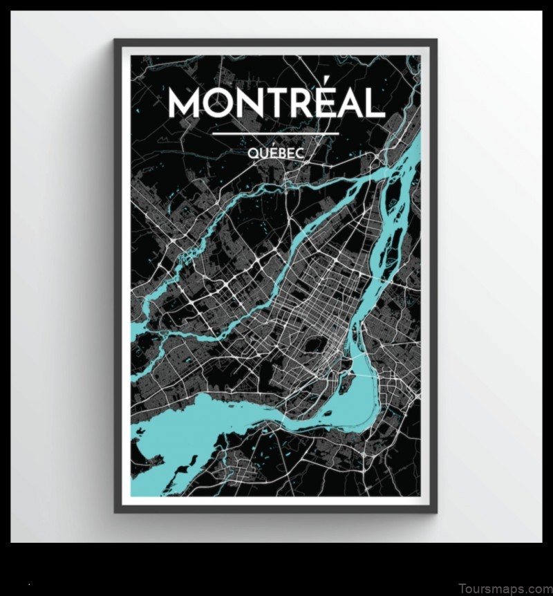 Map of Montréal France