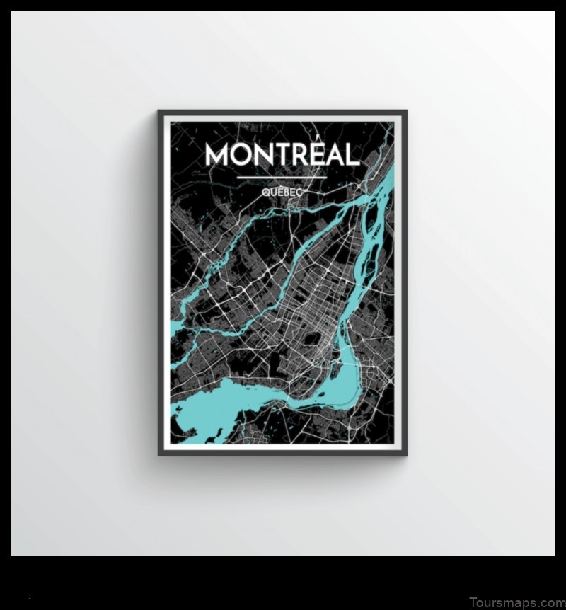 Map of Montréal France