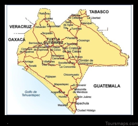 Map of Motozintla Mexico