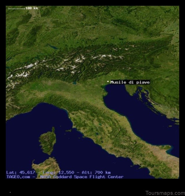 Map of Musile di Piave Italy