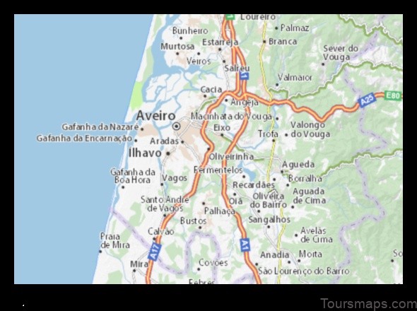 Map of Oliveirinha Portugal