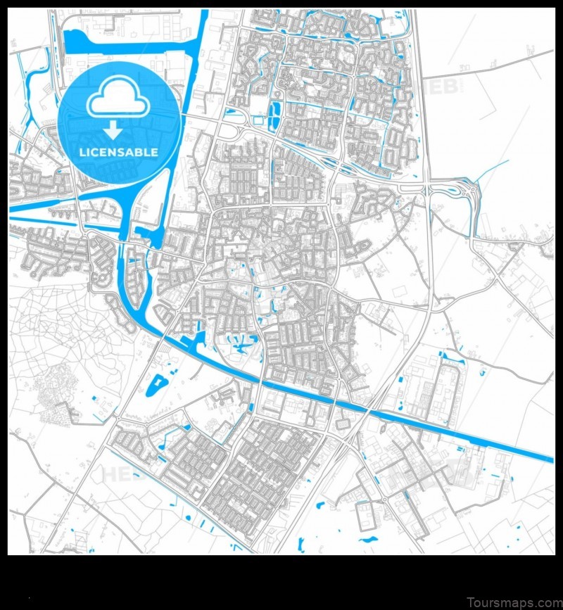 Map of Oosterhout Netherlands