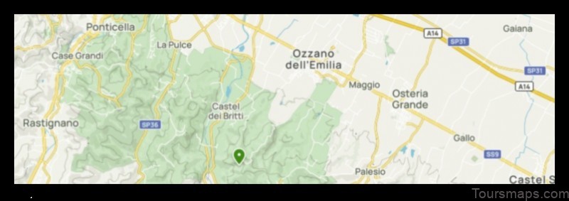 Map of Ozzano dell'Emilia Italy