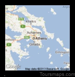 pallini greece a tourist map
